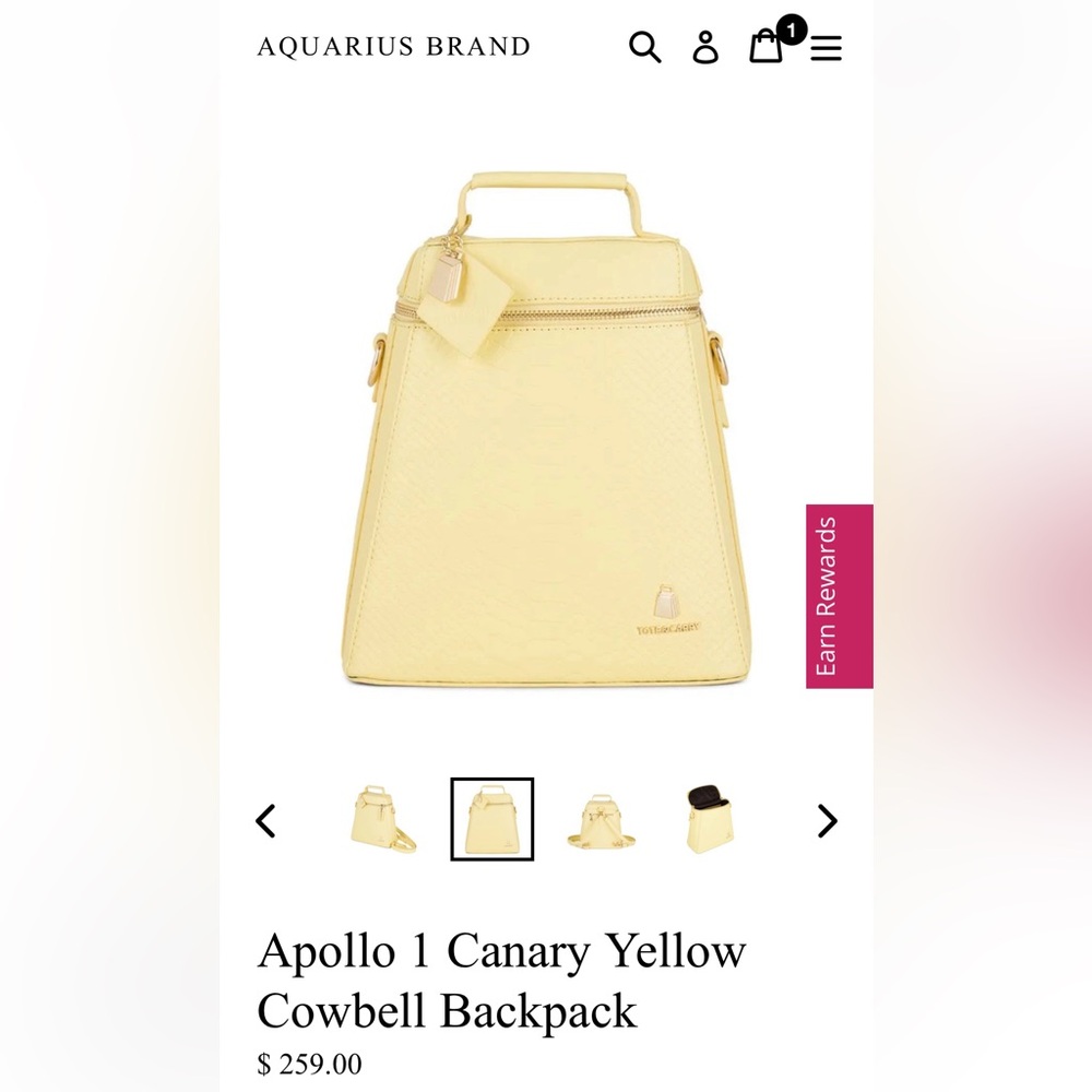Tote & Carry Apollo 1 Canary Yellow
Cowbell Backpack and Croosbody New with tags - Picture 1 of 15